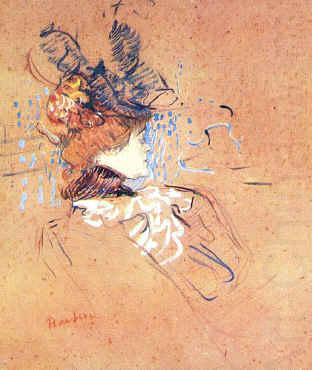  Henri  Toulouse-Lautrec Profile of a Woman china oil painting image